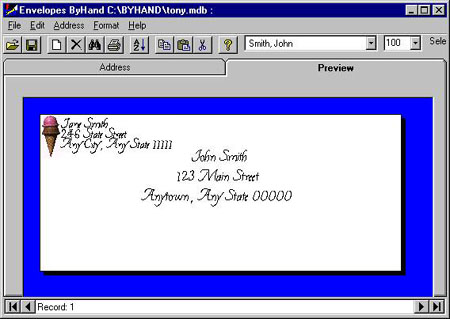 Screenshot of Envelopes ByHand